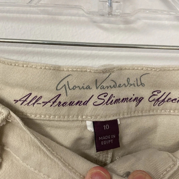 Gloria Vanderbilt All Round Slimming Effect Amanda Size 10 Capris - Picture 5 of 11